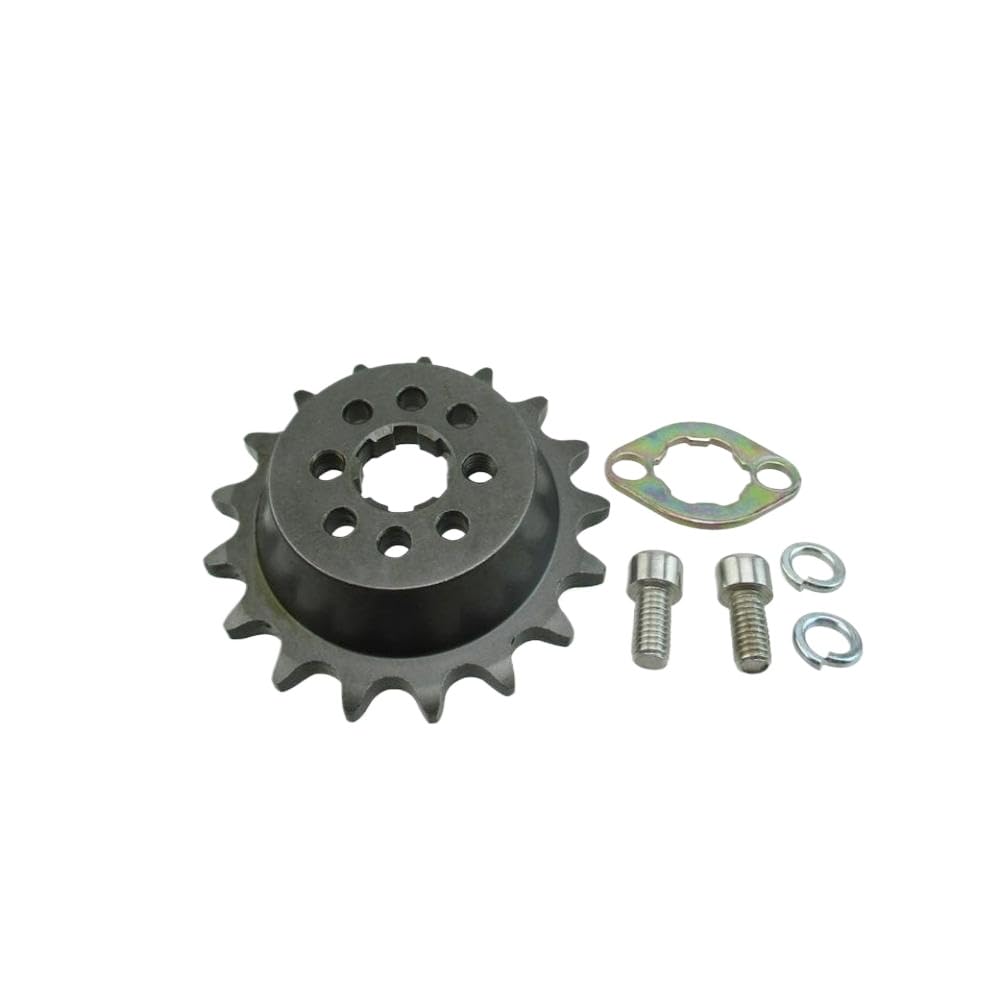 Set Pignone Anteriore Spostato +15mm 420-17T Compatibile Con Bici Trail Monkey