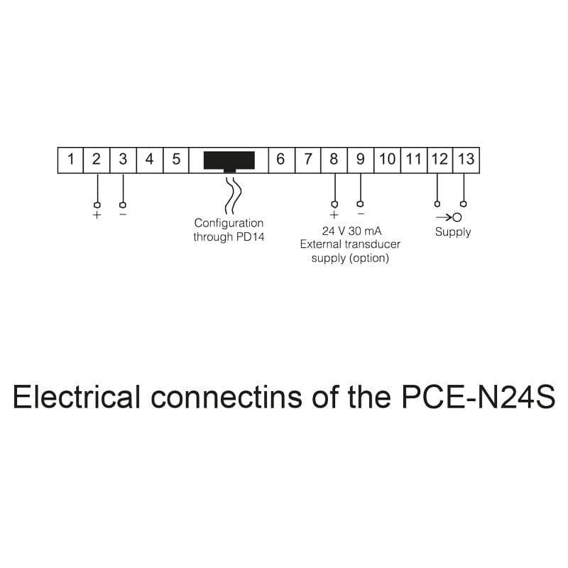 PCE Instruments, Ultrasonic Level Indicator PCE-ULM-10-N24S for Silo Level Monitoring, Measures 0–10 m with 0.5% Accuracy, Includes 4-Digit LED Display & 4–20 mA Output