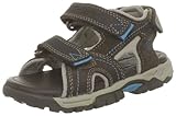  Timberland EK Lthr Trailsndl 4186Rm_Marron (Dark Brown with Blue) - Sandalias para niño, Color marrón, Talla 21