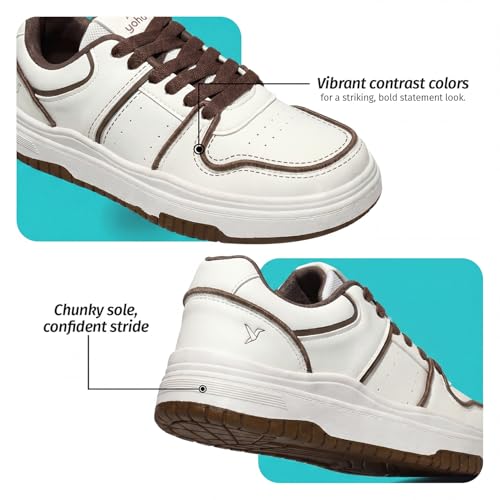 Image of YOHO UrbanDash Sneakers for Woman | Strong Grip, Cushioned Insoles | Comfortable & Stylish for Everyday Use Shoes for Woman /Girls /Ladies -1050