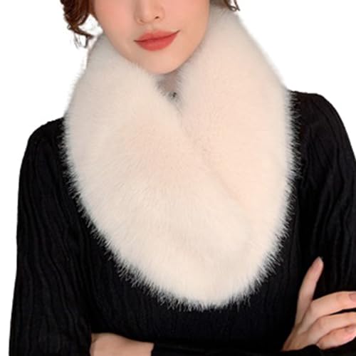 [Materiale]: realizzato con pelliccia sintetica di alta qualità per mantenerti elegante all'interno e caldo all'aperto. Lo troverai comodo e caldo con questo scialle con collo di pelliccia che ti accompagnerà per trascorrere tutto questo inverno.