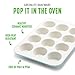 GreenLife Bakeware Healthy Ceramic Nonstick, 12 Piece Baking Set with Cookie Sheets Muffin Cake and Loaf Pans including utensils, PFAS-Free, Turquoise