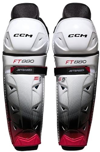 Protège-tibias CCM JetSpeed FT880 : évitez les coups au hockey senior