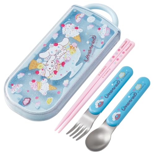 スケーター(Skater) 弁当用箸 子供用 トリオセット 箸 スプーン フォーク 16.5cm サンリオ シナモロール Fancy Snacks Weets 女の子 TACC2-A