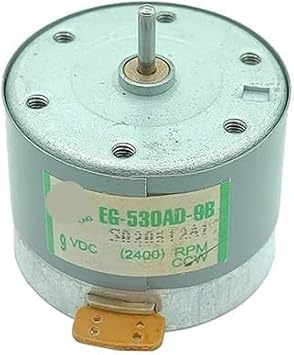EG-530AD-9B Electronic Starter DC 9V CCW Capstan Tape Deck Recorder Round Spindle Electronic Starter Industrial Motors