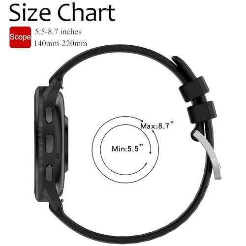 Correa de silicona suave para Garmin Venu 3S 41mm miniatura 4