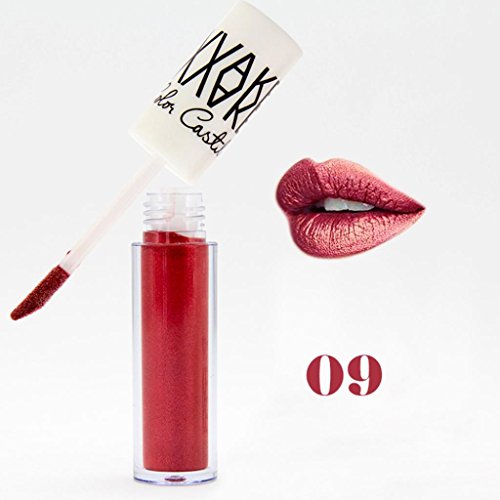 12 Colores Profesional Labial Mate Pintalabios Permanente de Maquillaje Larga Duracion para Niñas por ESAILQ C