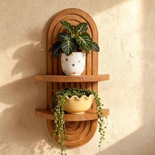 Vintage Arch 2-Tier Wall Shelf