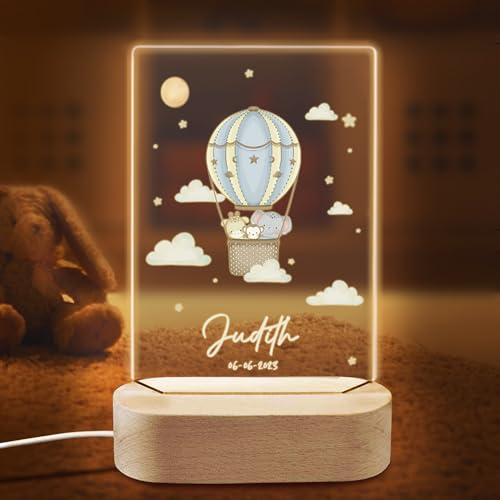 Lámpara de noche personalizada para bebés y niños