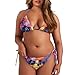 Yuowearedg Hawaiian Bikini Sets for Women Swimsuits with Coverups Set 3 Pieces Adjustable Top and Bottom Set Bathing Suit Cover Up L Tropical Palm Tree Sunset Beach Fashion