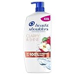 Head & Shoulders Clarify & Shine Anti Dandruff Shampoo 800ml, Daily Use Clarifying Shampoo, Up to 100% Dandruff Protection, Clinically Proven, Gently Purifies Scalp and Hair, With Apple Cider Vinegar