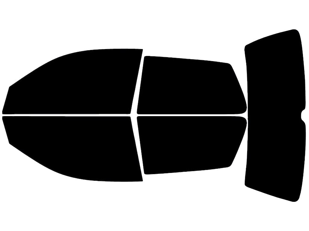 Rvinyl Window Tint Kit Compatible with Volkswagen Golf 2000-2005 (2 Door) - Complete Precut Kit - 5%