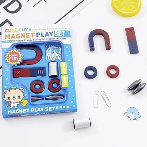 Image of Small Educational Magnetic Science Experiment Kit - Return Gifts Birthday Party for Kids - Return Gift for Kids Birthday Age 6-10 8-12 Years (Pack of 1) Random Color