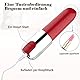 BDSMYEE Mini-Vibrator Vibrationseier für G-Punkt Klitoris Stimulator, Bullet Vibratoren mit Zehn Band Vibrator, Sexspielzeug für schwule, Paare, Frauen Reisen (rot)