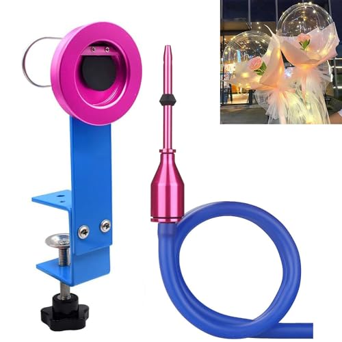 Pompe à ballon portable en métal robuste avec système d'expansion intégré