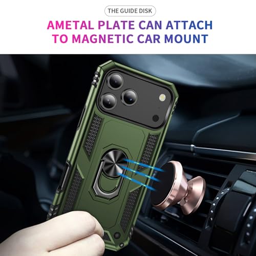 Coque iPhone 17 Pro antichoc militaire avec anneau de support ADDIT - 6