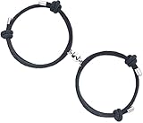 【Tamaño de la pulsera】 La pulsera de banda trenzada de cuerda ajustable crea el tamaño perfecto para usted, se puede ajustar a 14-29 cm. duradero y robusto, resistente a la suciedad y fácil de combinar., resistente a la suciedad y fácil de combinar.