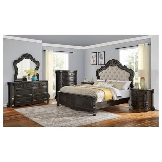 Stylish 6-Piece Queen Bedroom Furniture Set