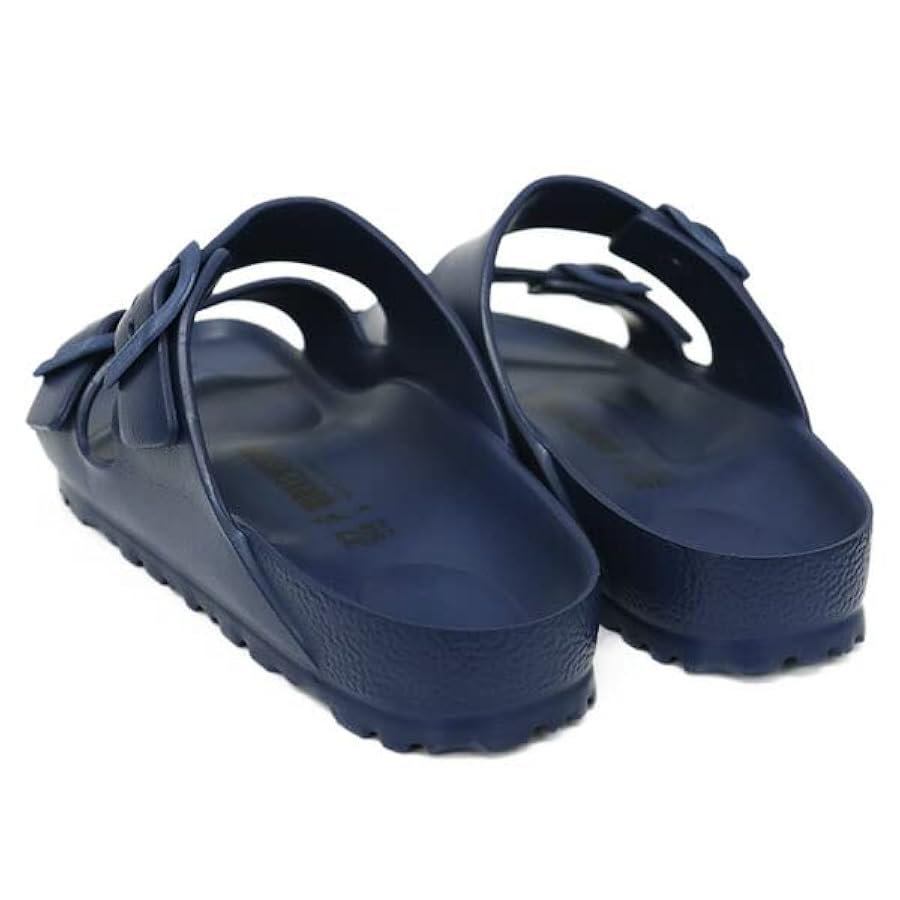 BIRKENSTOCK ネイビー サンダル 37 アリゾナ Arizona / アリゾナ スムースレザー コンクリート グレイ
