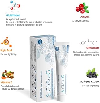 Dextron S-Glow G Cream Your Paraben-Free Solution for Brightening Skin, Fading Dark Spots, Acne Scars, and More For All Skin Types