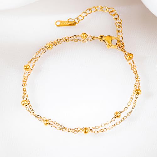 Image of Rubans Demi Fine Stainless Steel Bracelet Waterproof Gift for Women & Girls