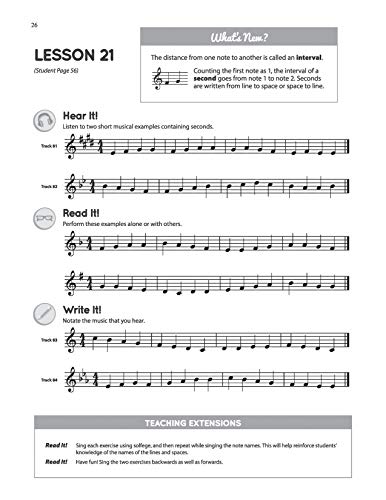 Hear It, Read It, Write It!: 30 Sequential Music Dictation Lessons, Book & CD - Image 5
