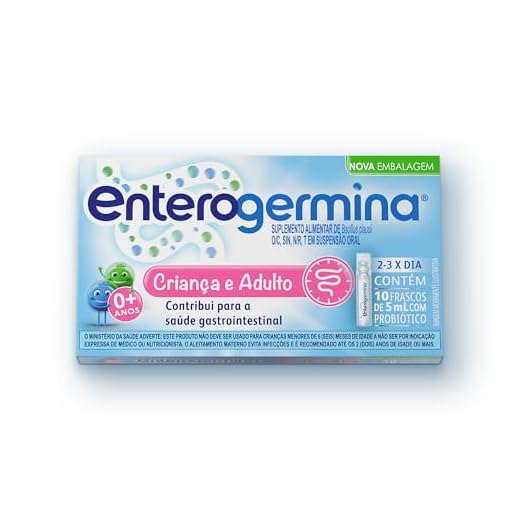 Enterogermina Probiótico, 10 unidades de 5 ml