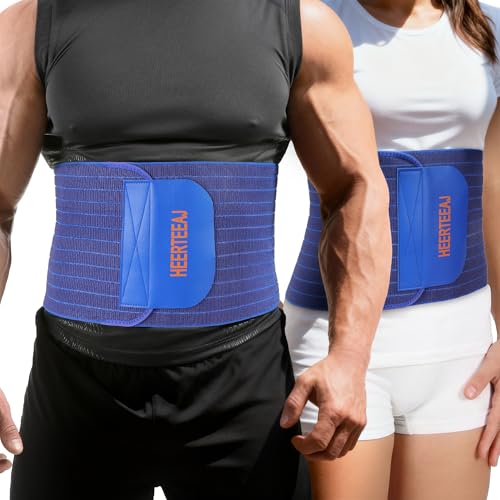HEERTEEAJ Ceinture de soutien pour hernie ombilicale - Ceinture abdominale pour hernie ombilicale avec coussin de compression. Pour le soutien ombilical - soulage l'inconfort.