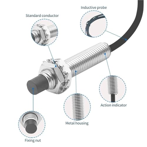 Sensor de proximidad inductivo M8 soluciona fallos de posición 2mm 4