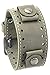Rev #CHO-ST Crazy Horse Leather 22mm Lug Width Wide Oyster Stone Cuff Watch Band