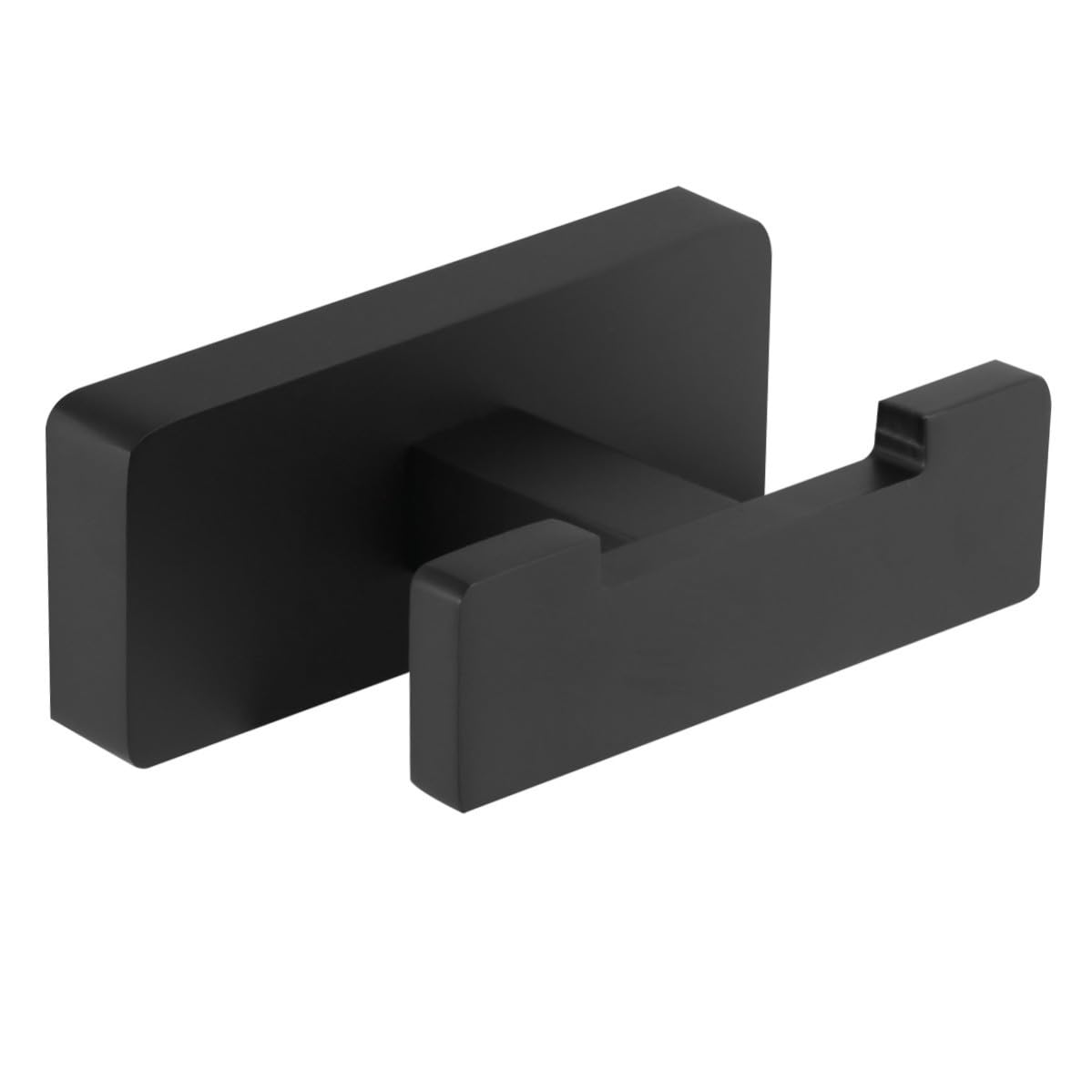 Étagère murale en cuivre noir au design élégant et bords lisses pour salle de bain