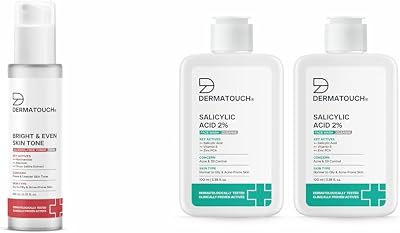 BRIGHT & EVEN SKIN TONE ALCOHOL FREE TONER with 3% Niacinamide 150ml & Salicylic Acid 2% Face Wash