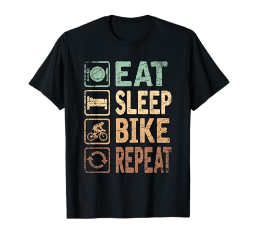 Eat Sleep Bike Repeat Bicycle T-Shirt
