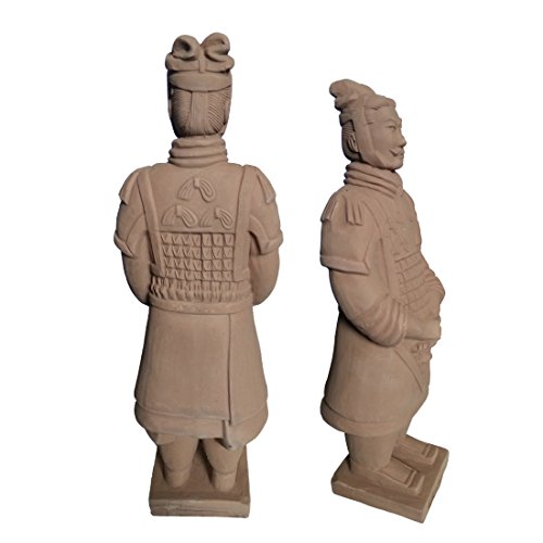 Tongma Terracotta Warriors Statues, China Qin Dynasty Terracotta Warriors Sculpture Home Display Table Display Souvenir (General 8.5") #TOP2