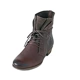 Gepolsterte Decksohle Hub Damen Schnürstiefelette Hally Dunkelbraun 42