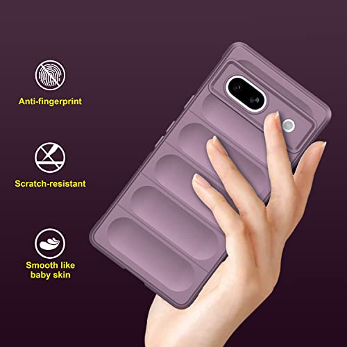 Image of amazon basics Back Case Cover for Google Pixel 7A | Compatible for Google Pixel 7A Back Case Cover | Liquid Silicon Magic Case for Google Pixel 7A with Camera Protection | Lavender