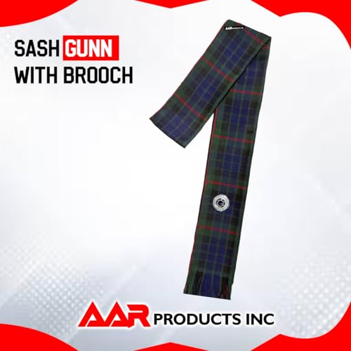Image of AAR Womens Tartan Clan Sashes Ladies Brooch Scottish Highland - 90 x 10.5 Inches