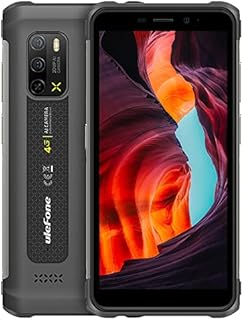 Ulefone ARMOR X10 PRO 4G Rugged Smartphone, 20MP Underwater Camera, Helio P22 4GB+64GB, 5.45" IP68 Waterproof Mobile Phone Android 11, DUAL SIM, 5180mAh Battery, 3-Card Slot, Face Unlock NFC Gray