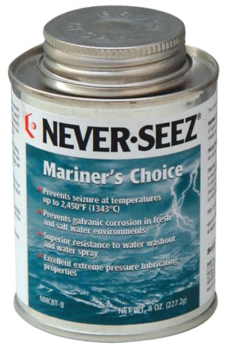 Never-Seez 535-30803832 8 oz Mariners Choice Anti-Seize, Black & Gray
