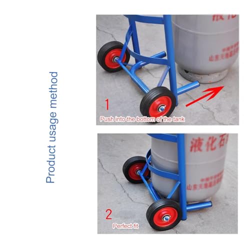 Chariot bouteille de gaz acétylène et support diable léger - 5