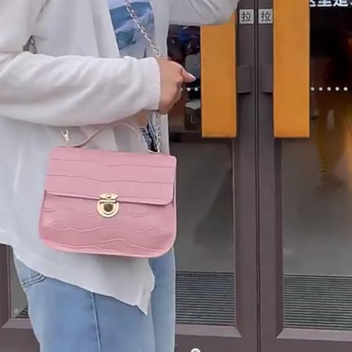 Fashionable Ladies Retro Printed Handbag Simple Travel Small Sober Shoulder Bag Versatile Niche Mobile Phone Bag2