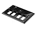 Bunn 02625.0000 Front End Cap, 4-Hole Black
