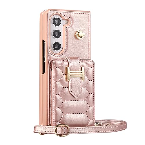 Étui portefeuille pour Samsung Galaxy Z Fold 5 antichoc pour sortir l'esprit léger sans sac