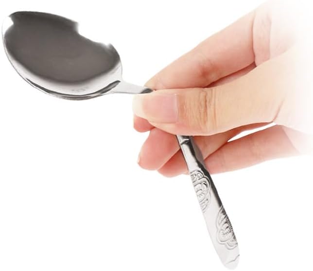 Miniatura 2 de Cuchara doblando calle primer plano escenario accesorios mágicos Psicokinesis con cubiertos Cuchara mágica de metal doblado Secretos mágicos Magia