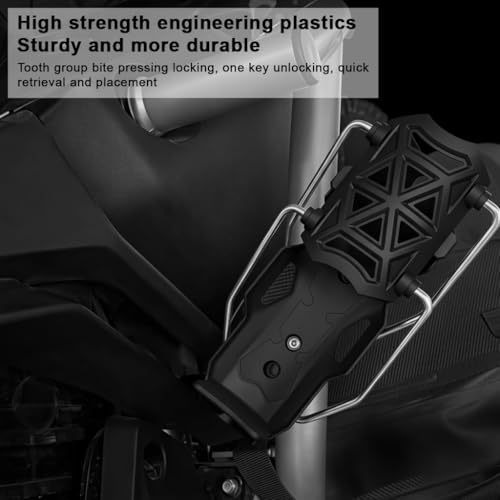 Image of STHIRA Motorcycle Bottle Holder,Riding Water Bottle Holder, Adaptive Folding Bottle Holder for Bike, Durable Nylon Material, 360 Rotatable Angle Design, Motorcycle Bike Accessory