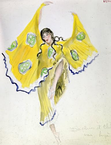 Affiche Mikhail Fokin par Leon Bakst - Impression d'art sur toile 60x90cm pour décoration murale