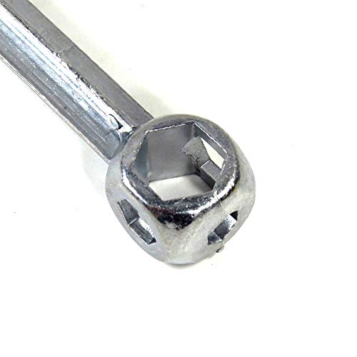 Western B-10 Chave para Bicicleta com 10 Bocas, Prata