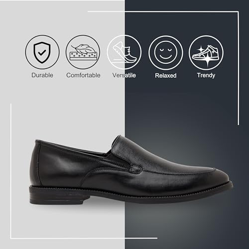 Image of Shades Classic Slip-On Formal Shoes for Men | Comfortable Walking Shoes | Classic Design | Soft Lining | Breathable | Slip Resistant