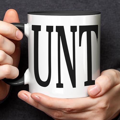 Kraftiful 11 ounce UNT with black handle Coffee Mug, Christmas Gag Gifts for Coworkers, Friends, Adult Humor Mug, Novelty Tea Mugs, Funny Office Gift, Unique Coffee Lovers Gifts for Men Women by Kraftiful - Image 4