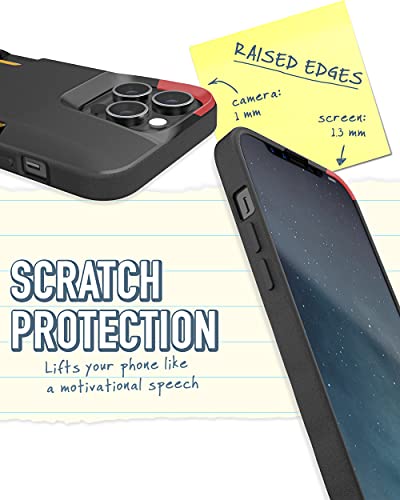 Image of Smartish iPhone 13 Pro Wallet Case - Wallet Slayer Vol. 1 [Slim + Protective] Credit Card Holder - Drop Tested Hidden Credit Card Slot Cover for Apple iPhone 13 Pro - Black Tie Affair